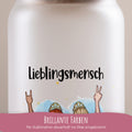 Brillante Farben durch Sublimationsdruck Freundinnen