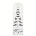 Große Kerze "Tannenbaum modern" zu Weihnachten