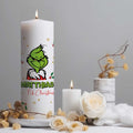 Große Kerze "Grinch" mit eigenem Namen