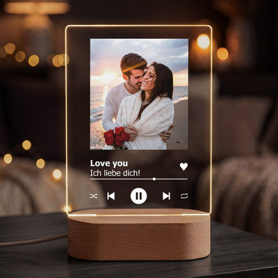 Valentinstag – LED Song Cover auf Acrylglas