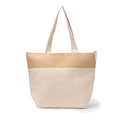 Kühltasche aus Baumwolle und Jute freigestellt