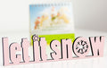 Let it snow Deko Schriftzug