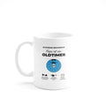 Tasse Oldtimer freigestellt Rückseite