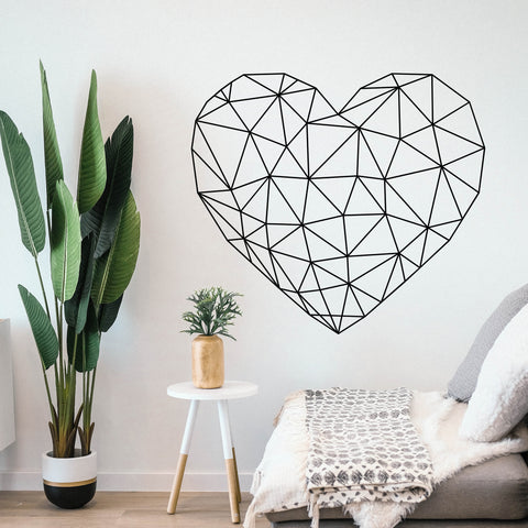 Wandtattoo "Herz Design" für Wohn- & Schlafzimmer