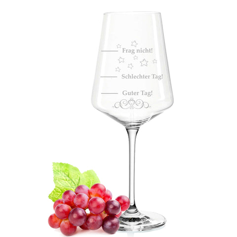 Leonardo Puccini Weinglas 750ml  "Schlechter Tag, Guter Tag - Frag nicht!"