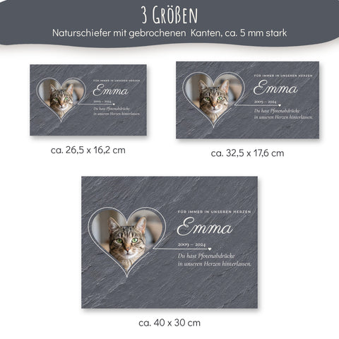 3 Größen: ca. 26,5 x 16,2 cm, ca. 32,5 x 17,6 cm, ca. 40 x 30 cm