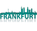 Skyline Frankfurt Deko Motiv