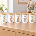 Spardose mit Namen: Personalisierte Spardosen mit Namen und Tiermotiv im Kinderzimmer