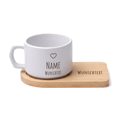 Tasse mit Namen freigestellt
