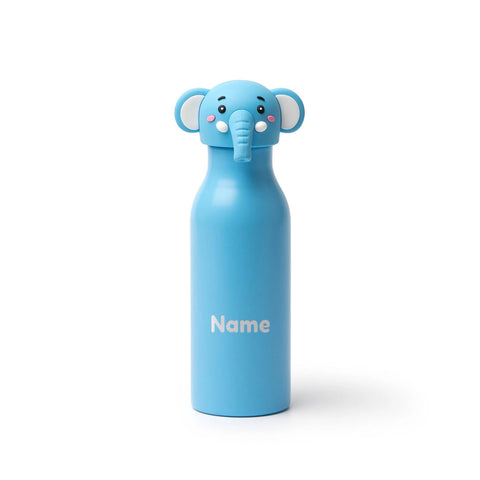 Elefant Trinkflasche mit Namen graviert