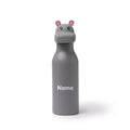 Nilpferd Trinkflasche mit Namen graviert