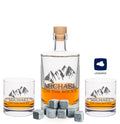 Leonardo Whiskygläser mit Gravur - "On the Rocks" im Set mit 0,5l Karaffe